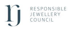 Responsible Jewellery Council logo featuring a stylized lowercase rj on the left and the words RESPONSIBLE JEWELLERY COUNCIL in uppercase letters on the right.
