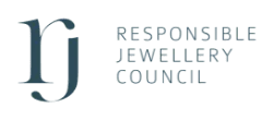 Responsible Jewellery Council logo featuring a stylized lowercase rj on the left and the words RESPONSIBLE JEWELLERY COUNCIL in uppercase letters on the right.