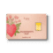 A Valentine’s Day card featuring floral and heart designs, “Happy Valentines Day” text, and a small ITALPREZIOSI gold bar embedded on the right.