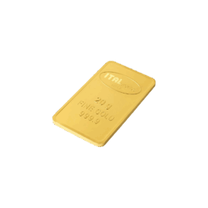 Il Lingotto Oro 20gr è un lingotto d'oro rettangolare con bordi arrotondati, con inciso ITALPREZIOSI, 20 g, ORO FINE e 999,9, su sfondo bianco.