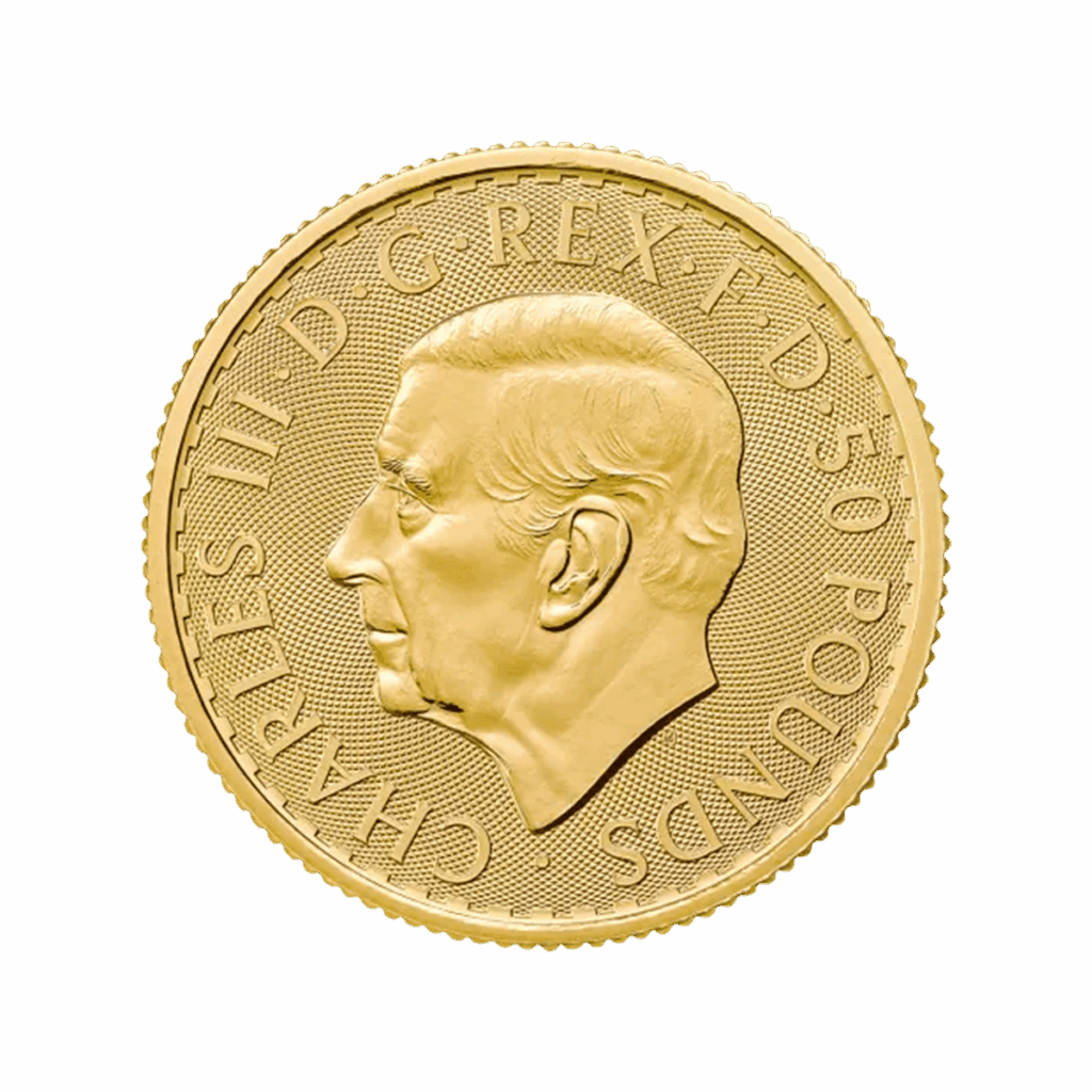 1/2 oz Britannia Oro 2026 – Re Carlo III