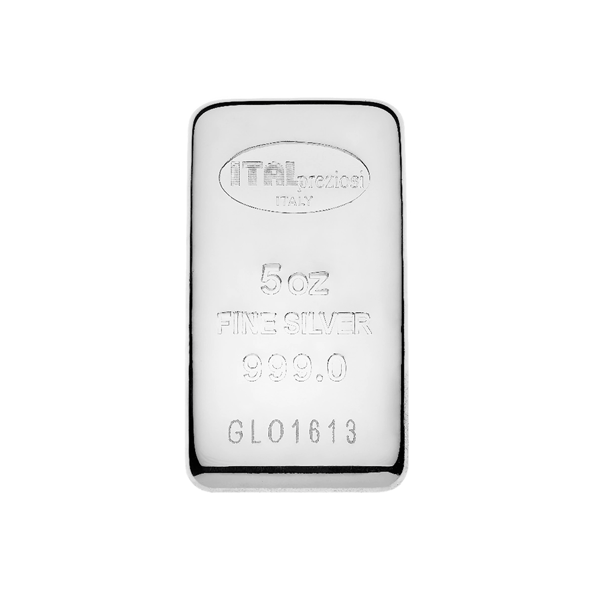 【特価】Italpreziosi　10オンス　シルバーバー　インゴット lingotto-argento-5oz-verticale
