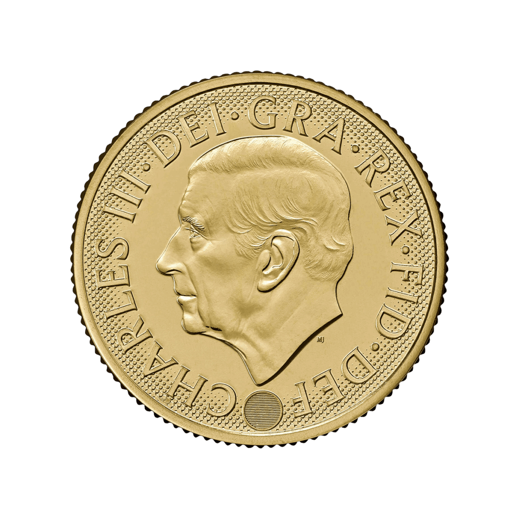 The 2026 British Pound Sterling coin features a profile of King Charles III facing left with the inscription CHARLES III - DEI - GRA - REX - FID - DEF around the edge on a white background.
