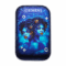 Lingotto d’argento 2 oz da collezione rettangolare con illustrazione del segno zodiacale Gemelli: due figure femminili gemelle stilizzate in tonalità blu con capelli ricci, su sfondo blu stellato con scritta “GEMINI” in alto.