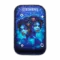 Lingotto d’argento 2 oz da collezione rettangolare con illustrazione del segno zodiacale Gemelli: due figure femminili gemelle stilizzate in tonalità blu con capelli ricci, su sfondo blu stellato con scritta “GEMINI” in alto.