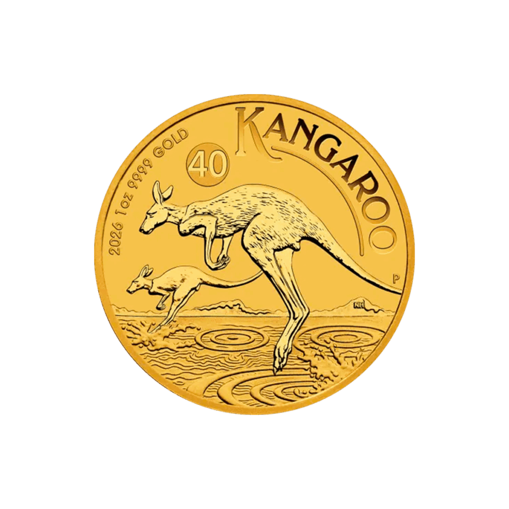 Moneta da collezione Canguro Australiano d'oro 2026