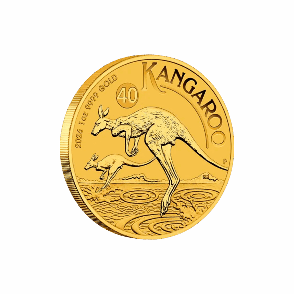 Moneta da collezione Canguro Australiano d'oro 2026