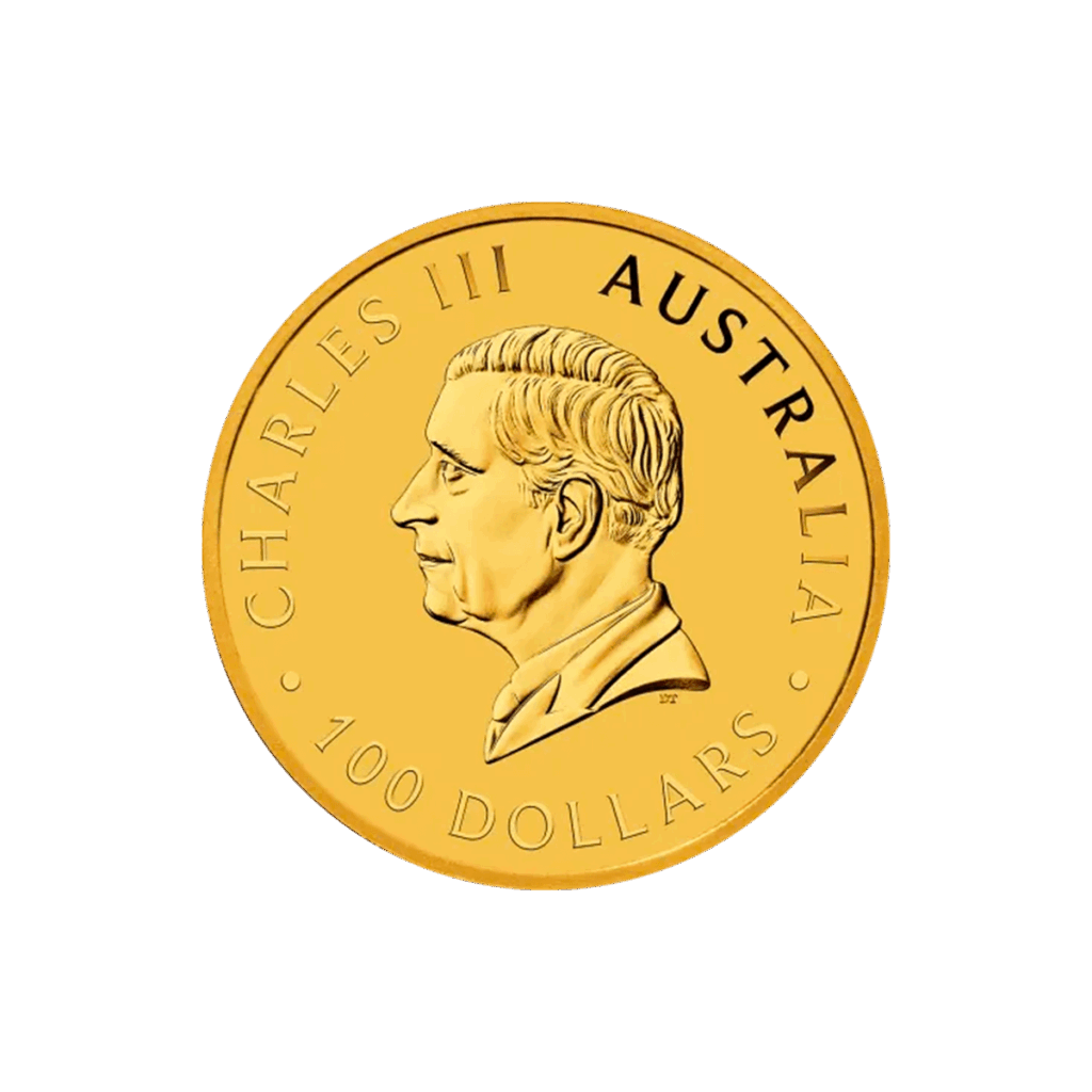 Retro della moneta da collezione Canguro Australiano d'oro 2026