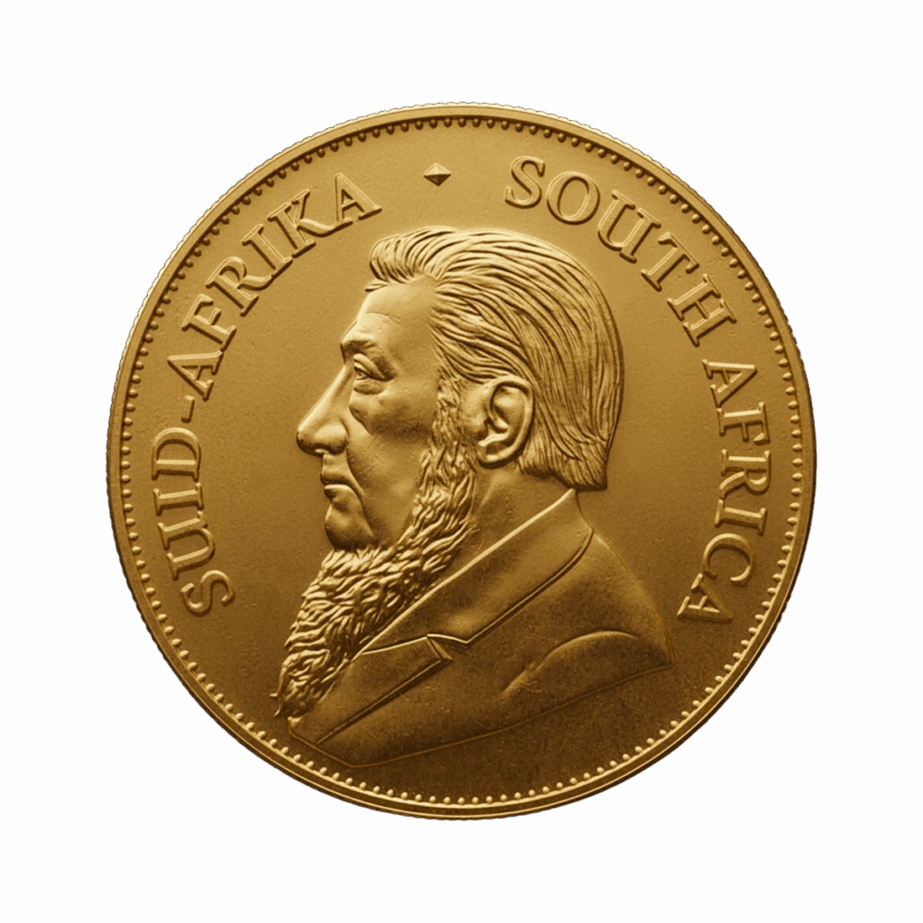 Retro della moneta da collezione Krugerrand d'oro 2026