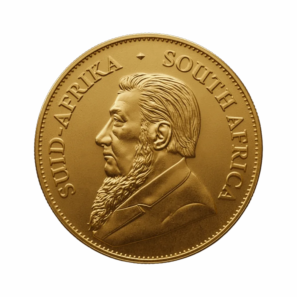 Retro della moneta da collezione Krugerrand d'oro 2026