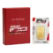 Lingotto d'oro 1 oz "Ducati 100" della collezione Italpreziosi x Ducati per il centenario 1926–2026: blister trasparente con grafica racing bianca e rossa recante il logo del centenario Ducati, il lingotto in oro fino 999.9 con il marchio Italpreziosi Italy e il numero seriale F002997. Affiancato dalla confezione regalo rossa con scritta "Italpreziosi per Ducati 100 – 1926–2026" e tricolore italiano.