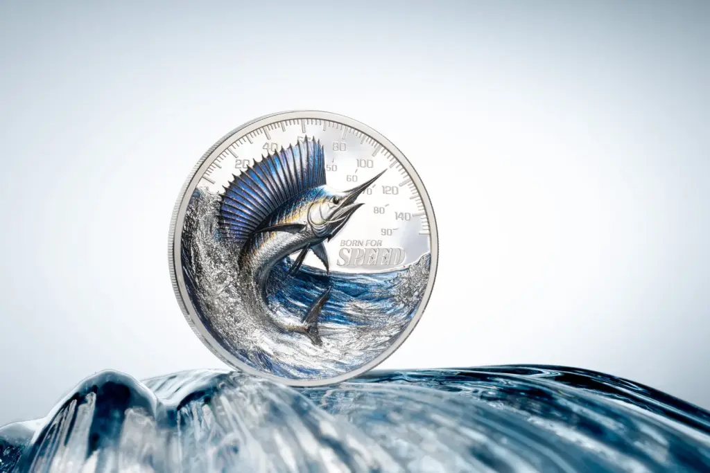 Born for Speed – Pesce Vela 1 oz Argento