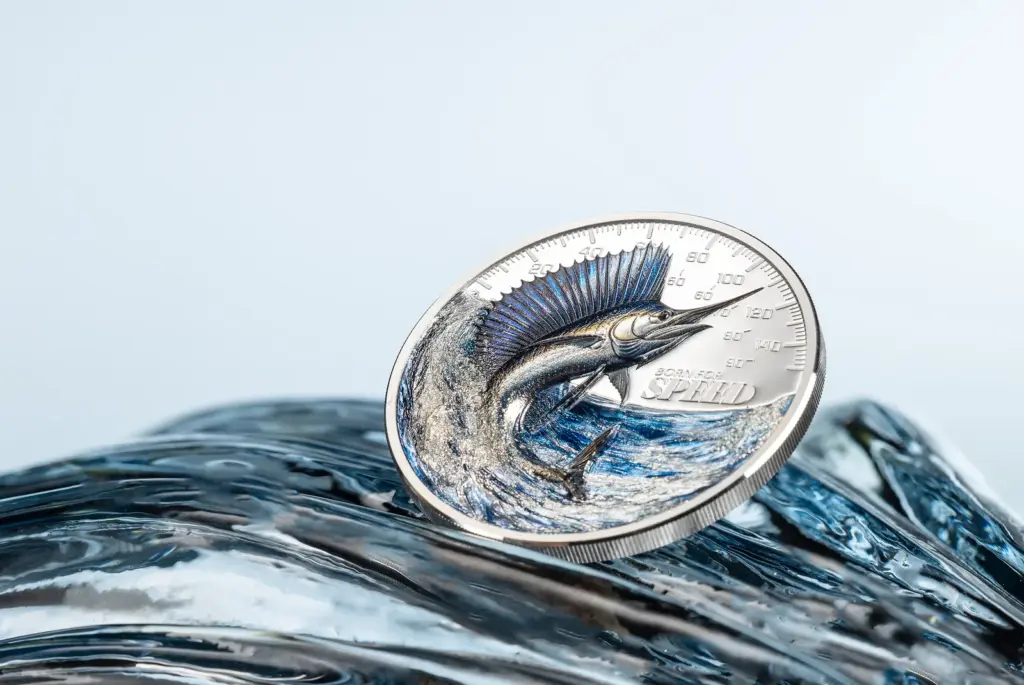 Born for Speed – Pesce Vela 1 oz Argento