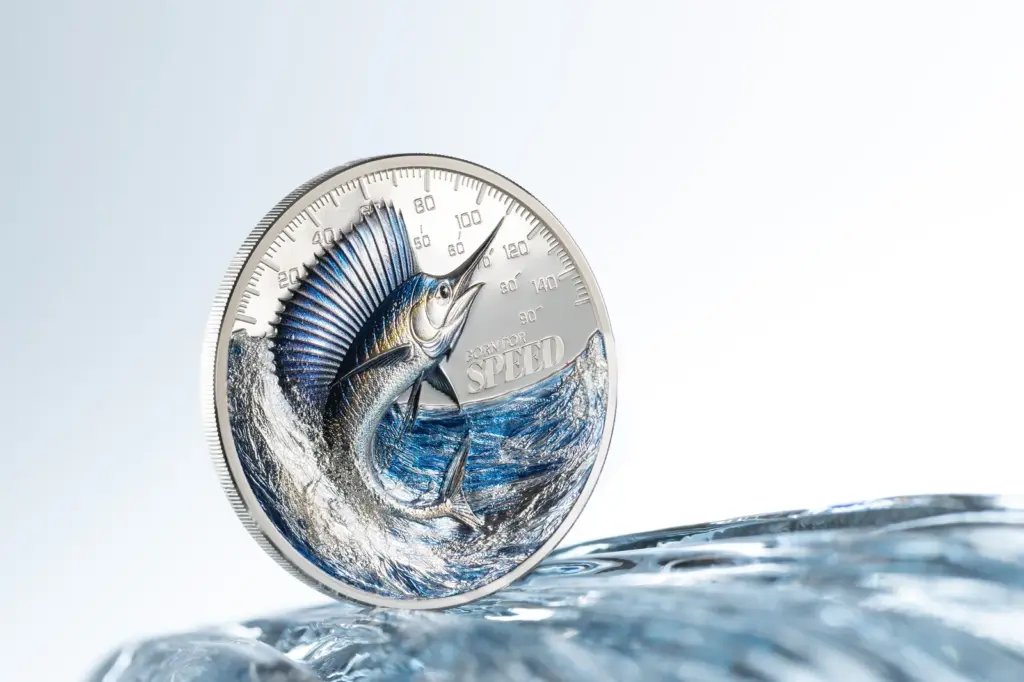 Born for Speed – Pesce Vela 1 oz Argento